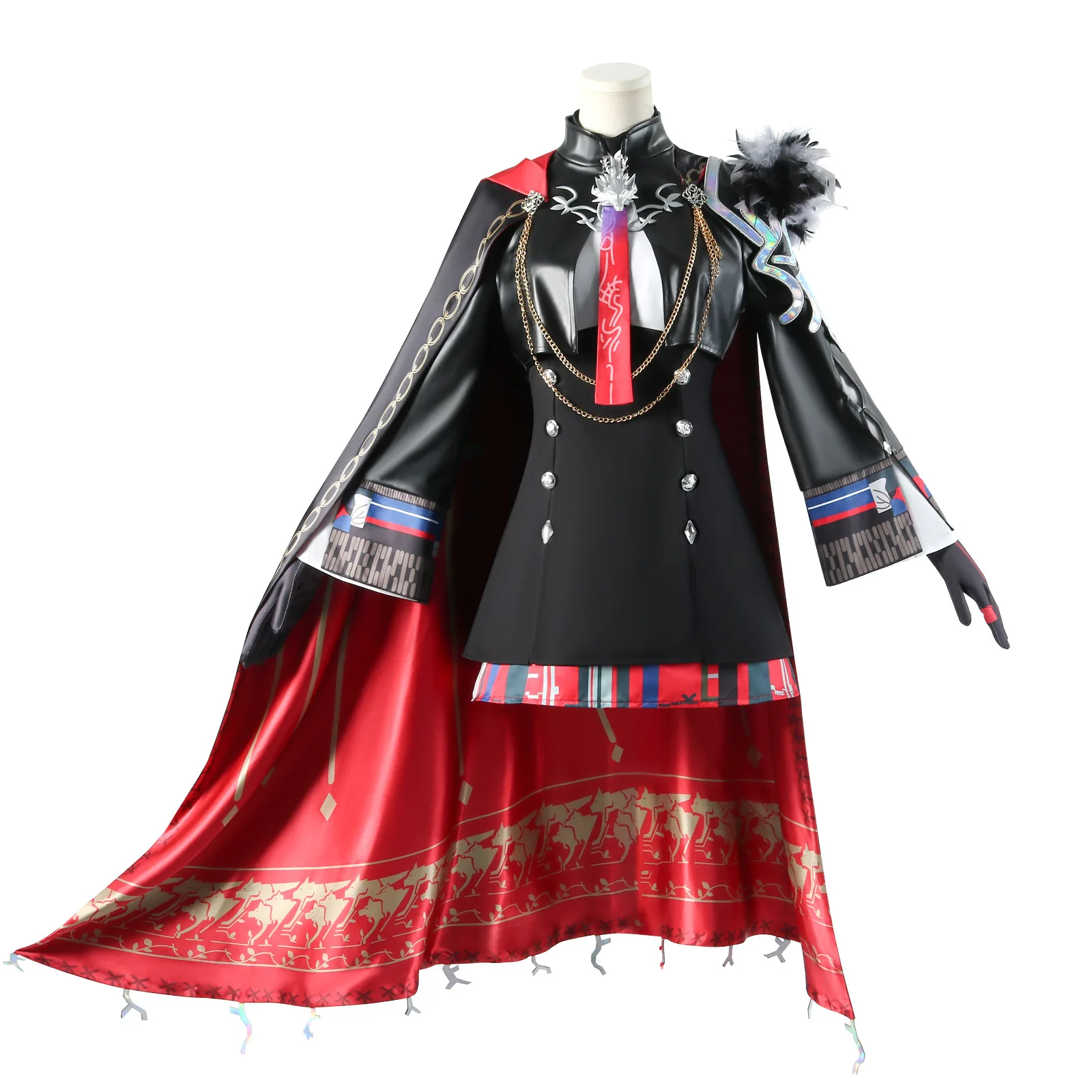 Arknights Lappland The Decadenza Cosplay Costume Sets Women Game Plus Size