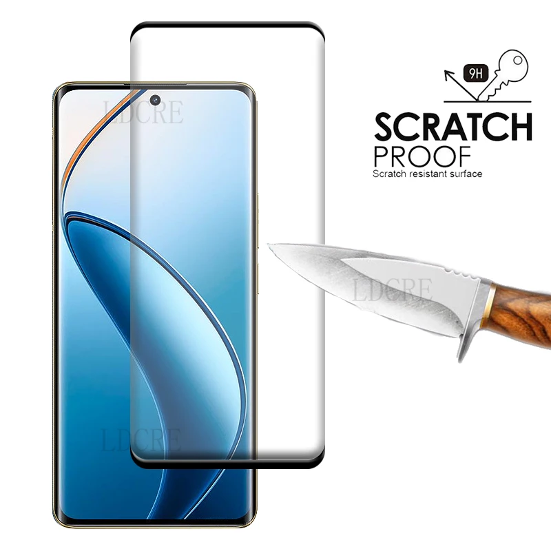 4-In-1 Voor Realme 12 Pro Glas Voor Oppo Realme 12 Pro Glas Beschermende Hd 9H Schermbeschermer Voor Realme 12 Pro Plus Lens Glas