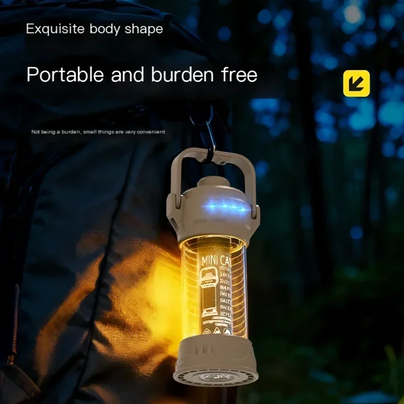 

ZHAOZHANGX новый уличный атмосферный светильник для палатки, USB перезаряжаемый многоисточник света, заряженный портативный фонарик освещения