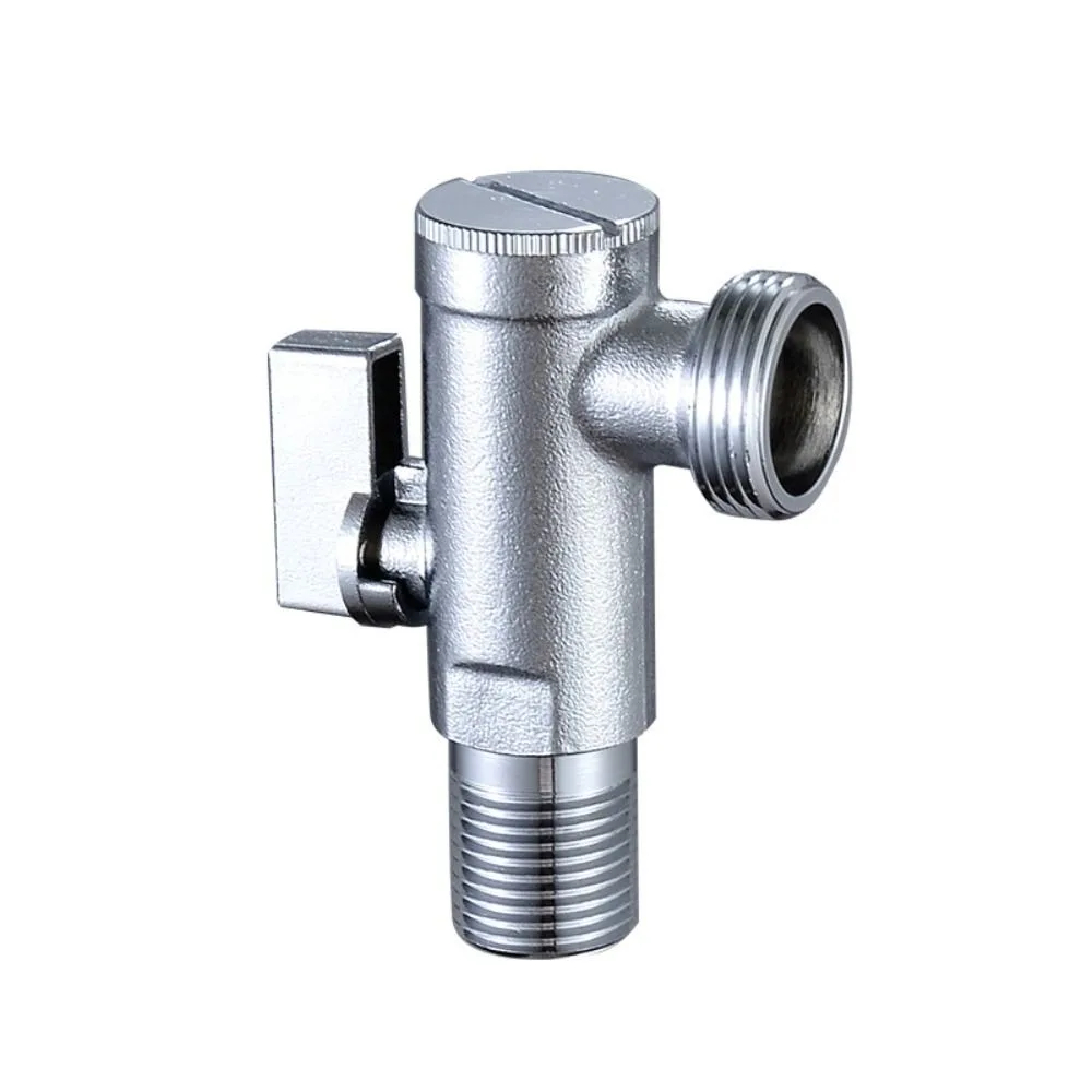 

Stainless Steel Water Diversion Valve Space Saving Water Saving Washing Machine Faucet Easy To Install Anti-corrosion