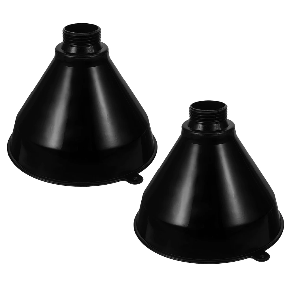 

2 pcs Multifunctional Plastic Funnel Wide Mouth Large Oil Fuel Canning Drain Automotive Industrial Tools Liquid Powder