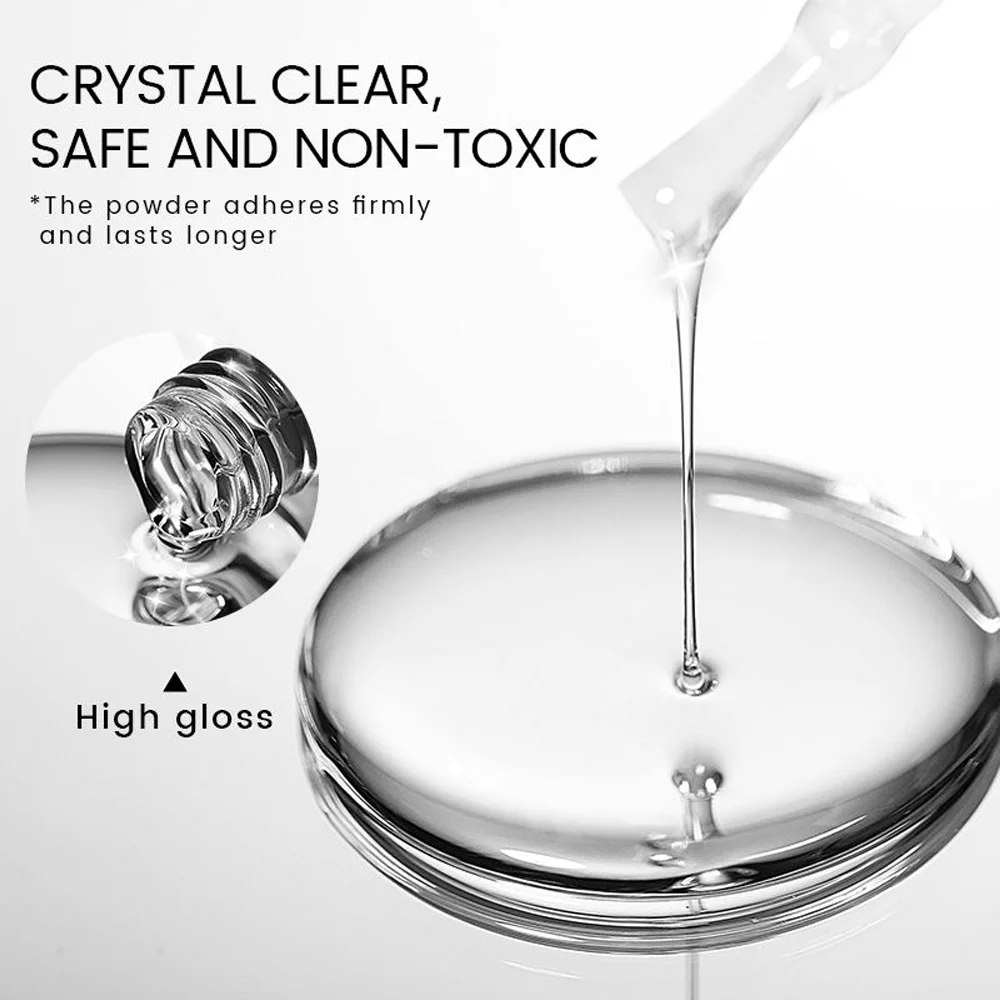 KODIES GEL Chrome Sealer Top Coat No Wipe UV Gel Nail Polish Finish Topcoat for Mirror Nail Powder Manicure Nails Art Supplies