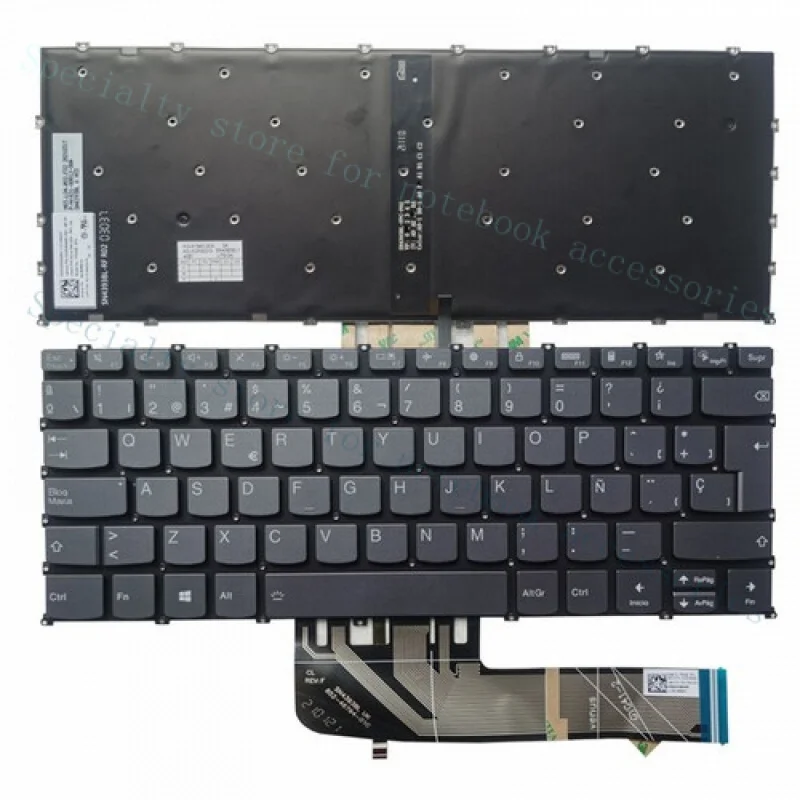 

Новая испанская клавиатура A+ для LENOVO Yoga Slim 7-14IIL05 7-14ARE05