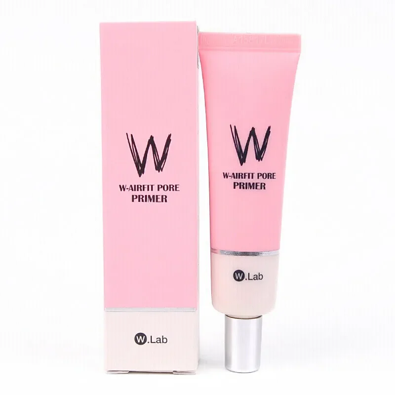 W-Airfit Primer Poro, Leite Pré Maquiagem, Ilumine o Rosto, Corretivo de Poros Invisíveis Suave, Cosméticos Faciais Profissionais, Coréia, 35g