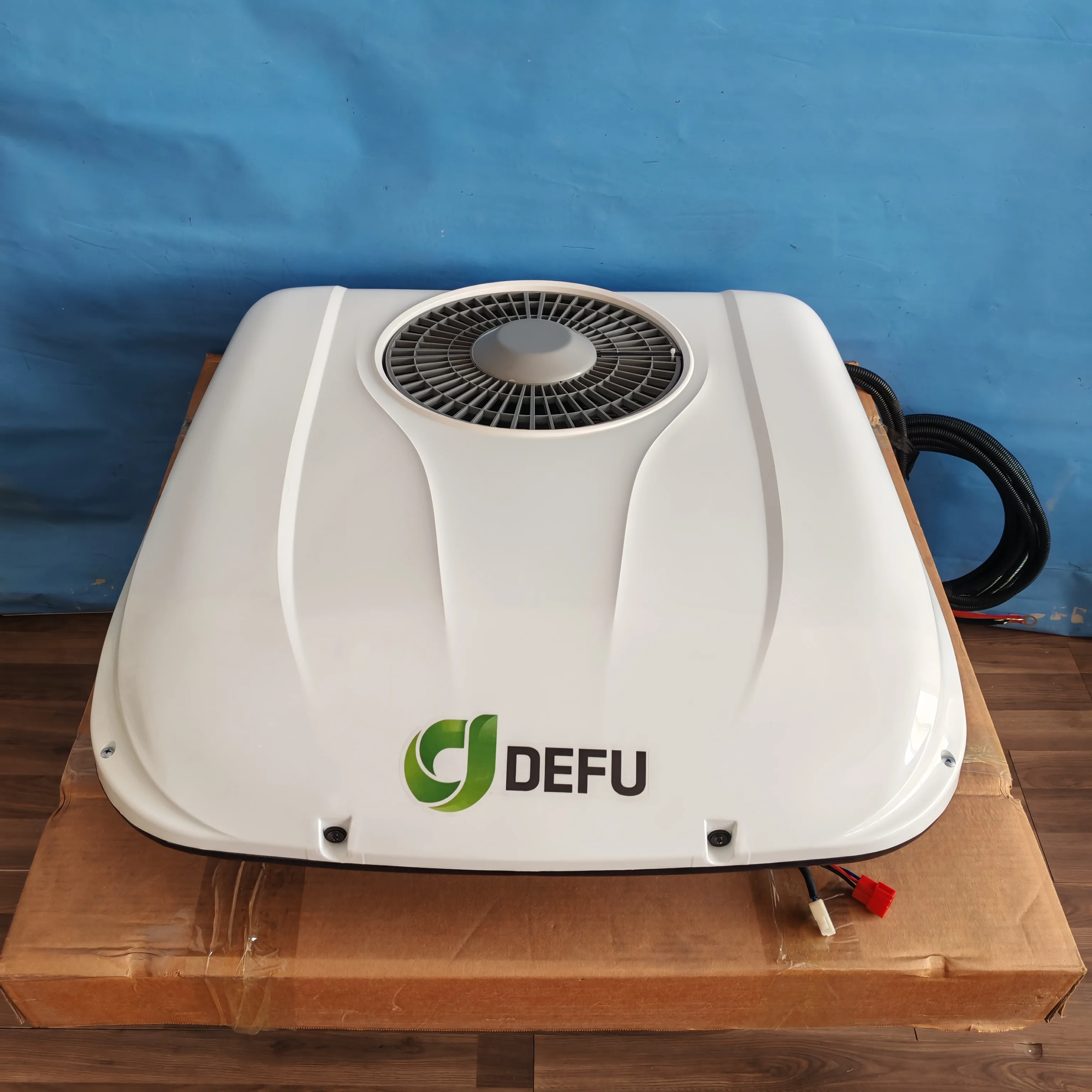 الكل في واحد بطارية السيارة على السطح 12 فولت 24 فولت مكيف هواء نظام مكيف هواء السيارة لمقصورة الشاحنة #1