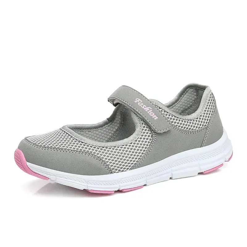 Women Sneakers Comfortable Mesh Ladies Flats Soft Platform Shoes Summer Breathable Woman Casual Walking Shoes Zapatos Mujer