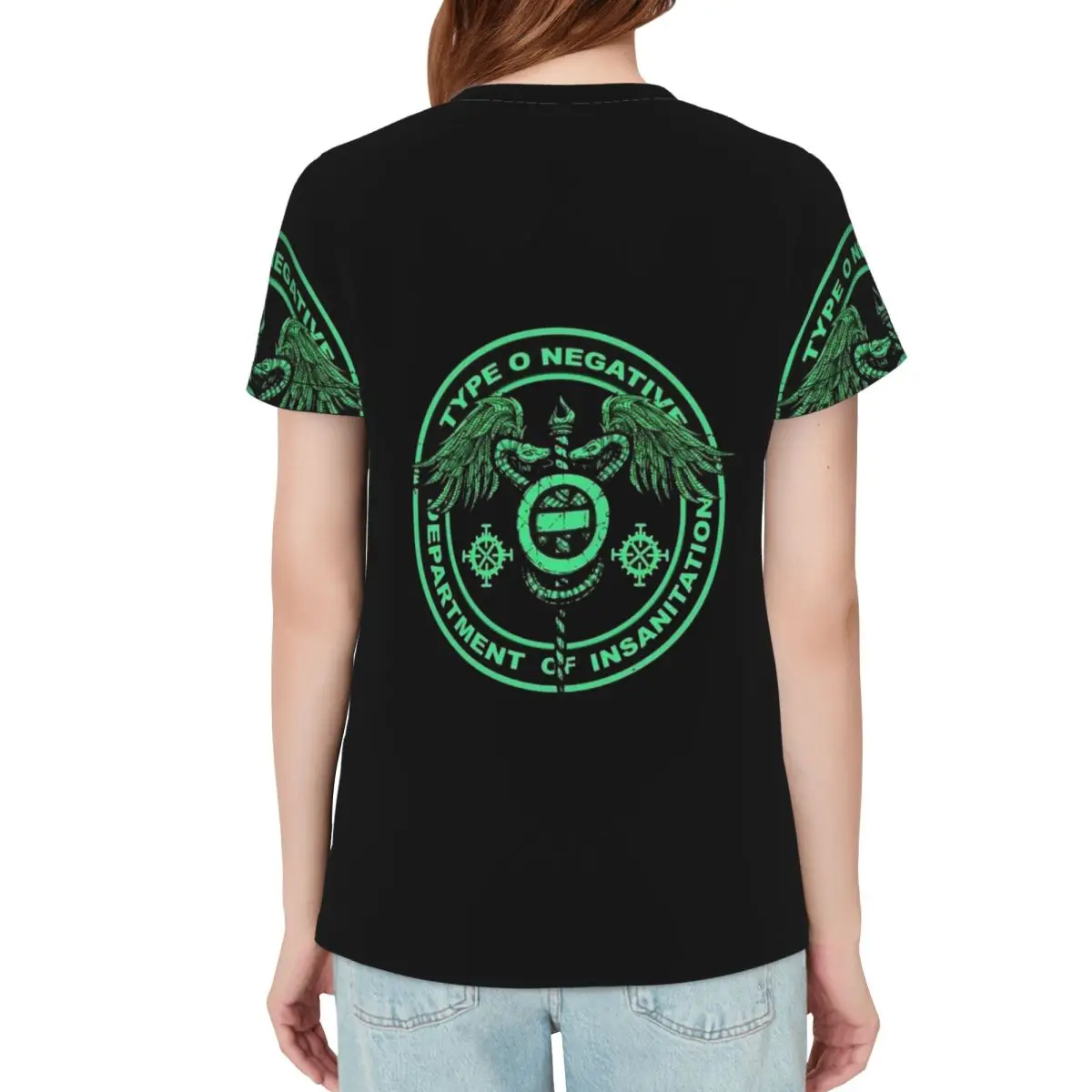 Type O Negative Band Rock T-Shirt Women Short Sleeve T Shirts O-Neck Clothing Cotton Summer Tees Streetwear