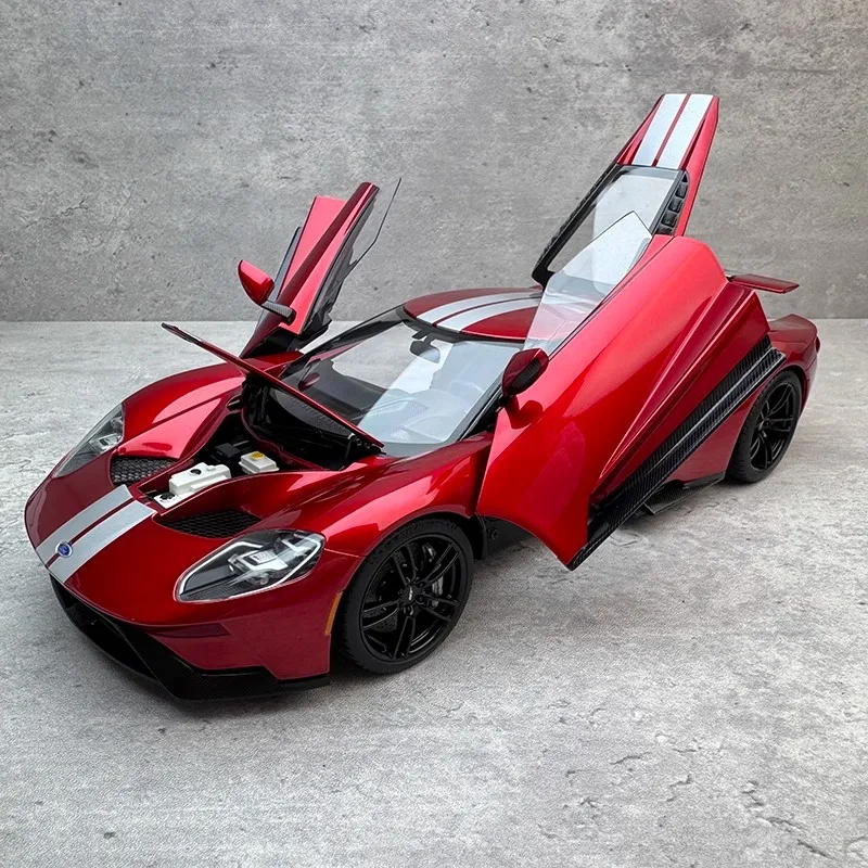 Autoart 1/18 Ford GT Highly Detailed Car Model ABS Material Car Model Simulation Collectible Cars Model Gift Boy Birthday Gift