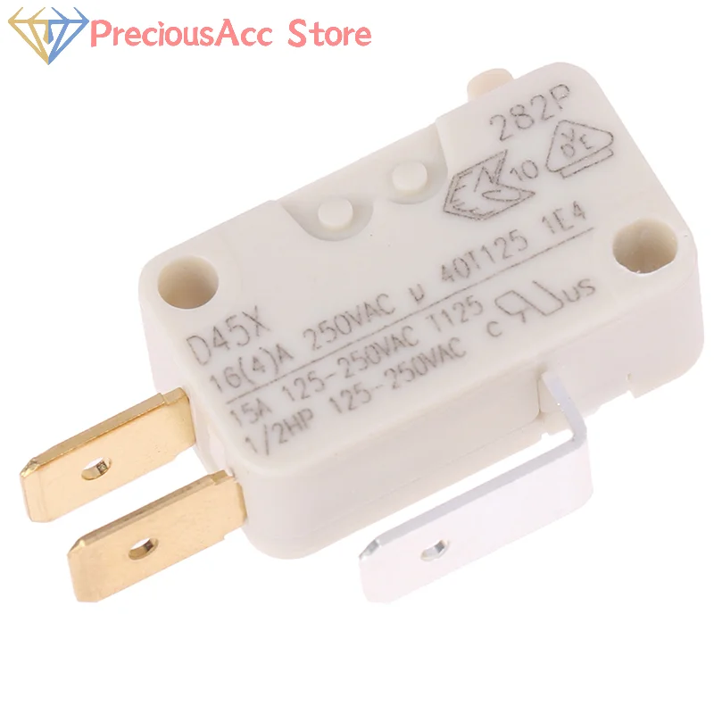 D45X Micro Switch 16A 250V High Current Limit Contact Component For Water Heater Appliance Repair Part