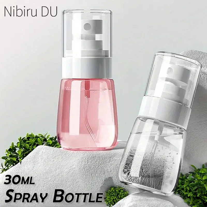 Transparent Spray Bottle 30Ml Alcohol Dispenser Bottles Fine Mist Travel Portable Empty Atomizing Makeup Remover Nail Care Tools