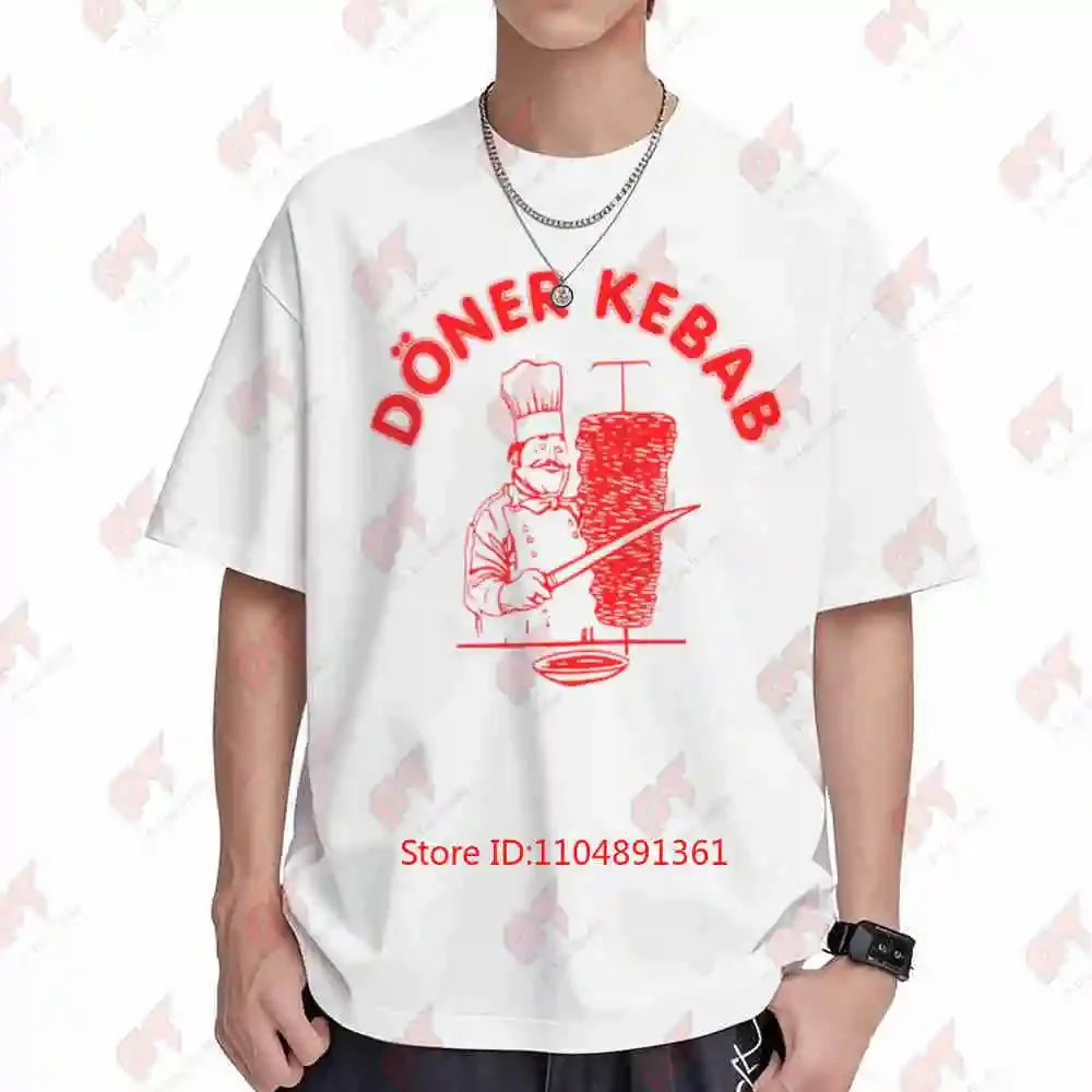 Doner Kebab Vintage Short Sleeve Tee 100% Cotton T-Shirt