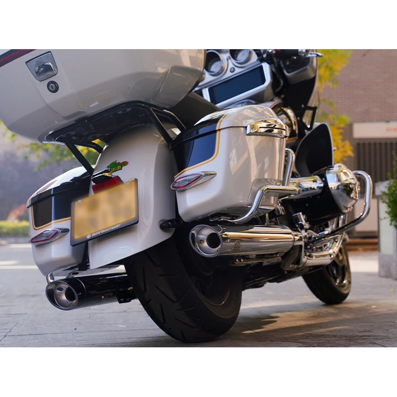 

Suitable for Jack Hyde BMW R18 Sound Changing Exhaust R18B Electroplated Round Bevel Tail Exhaust Pipe