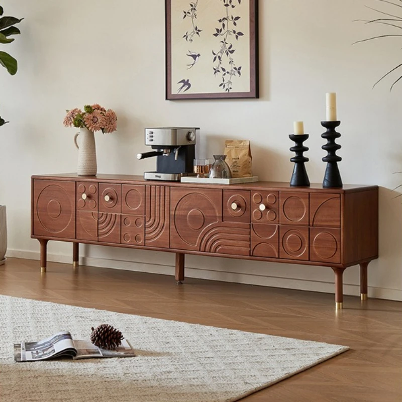 Fashionable Space Living Room Cabinet Modern Design Sleek Living Room Cabinet Vintage Color Home Furniture Opbergkast XYGZ