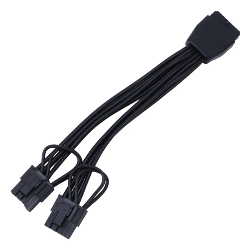 12PIN to Two 6+2 Graphics Card Power Adapter 12Pin to 8pin Power Transfer for Video Card 12Pin to 6+2P Splitter Cord