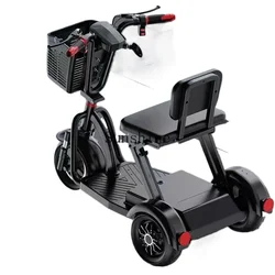 Elderly scooter electric tricycle folding battery car removable battery adult small electric vehicle household