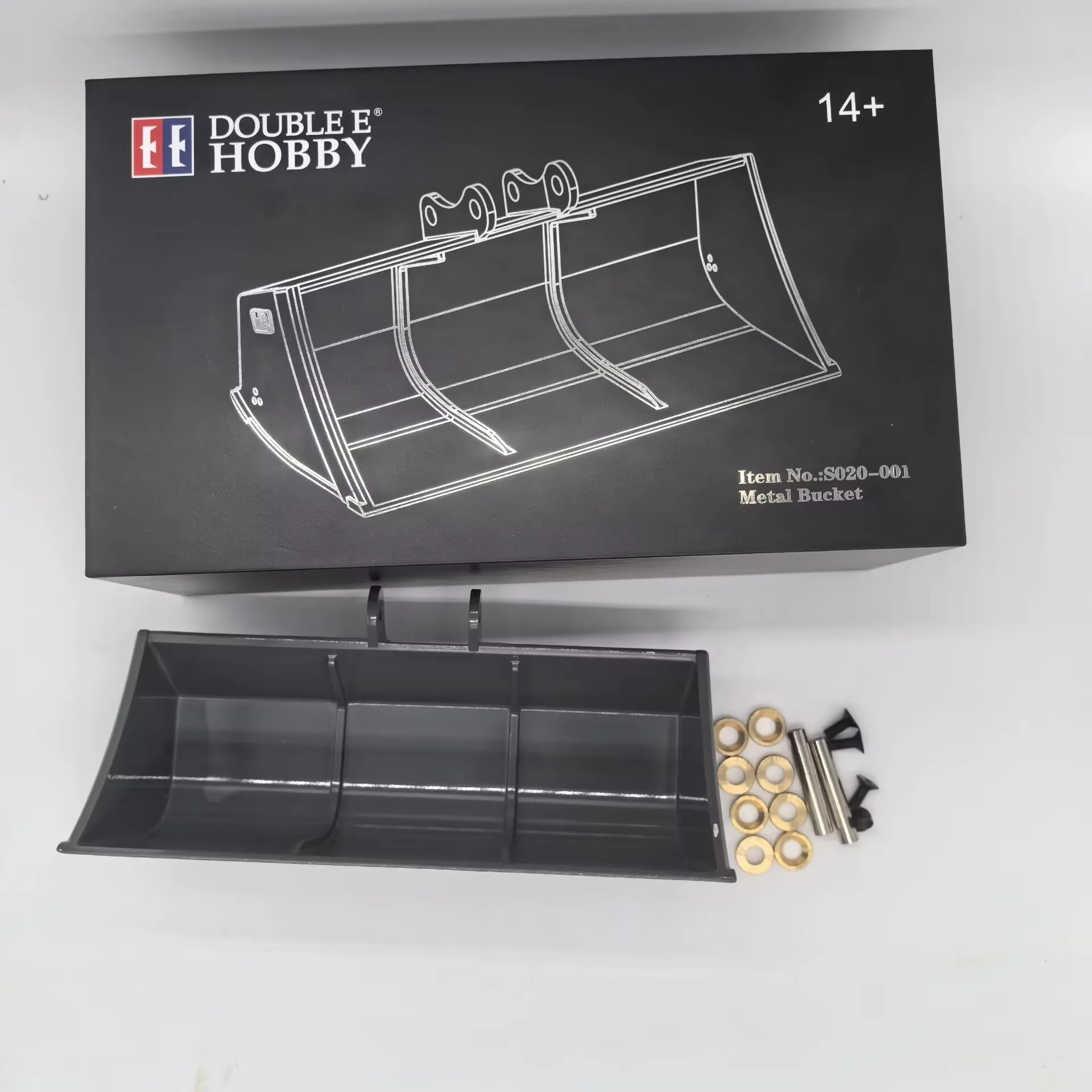 Double E EC160E Metall-Schnellwechsler/ Großer Eimer/ Greifer/ Hammer für RC 1:14 E010 E111 Hydraulikbaggermodell – Detail 7