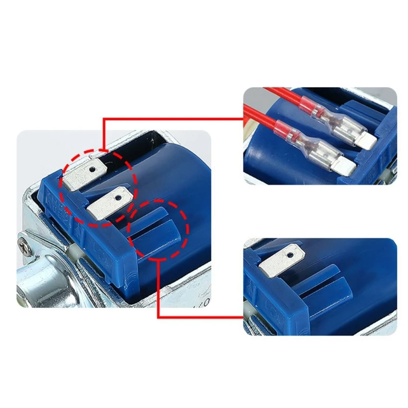 Bomba solenoide versátil bomba agua eficiencia para reparación electrodomésticos garantiza rendimiento