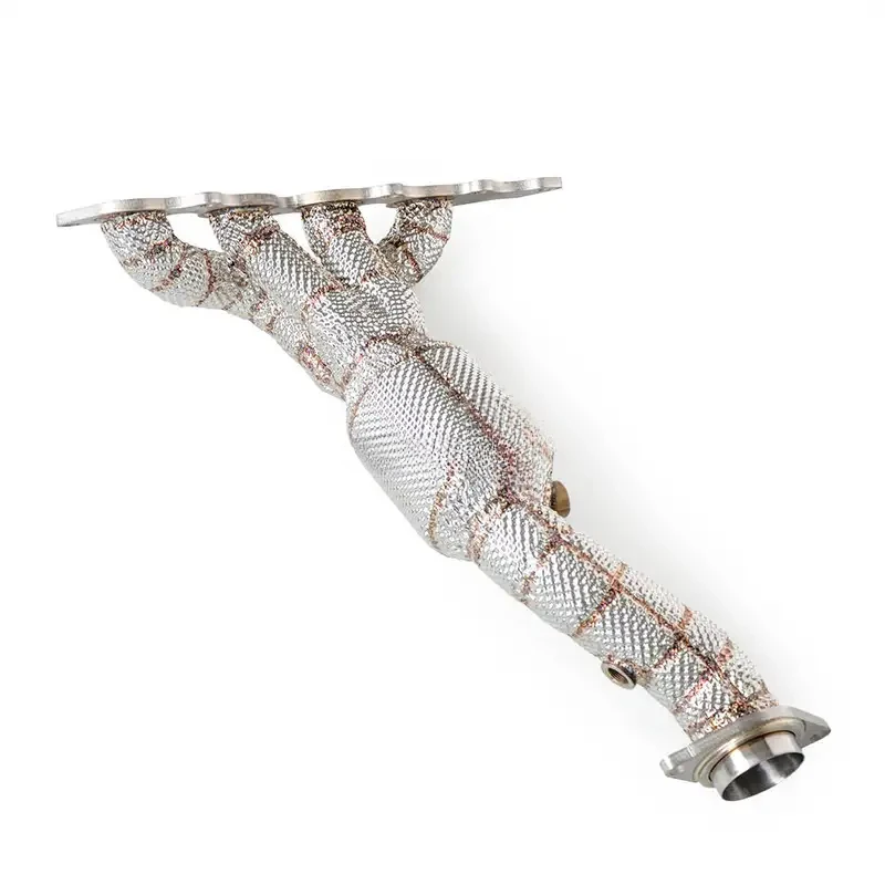 

Stainless Steel Exhaust Manifold 6 GH3 2.0 2009-2013 High Flow Downpipe System