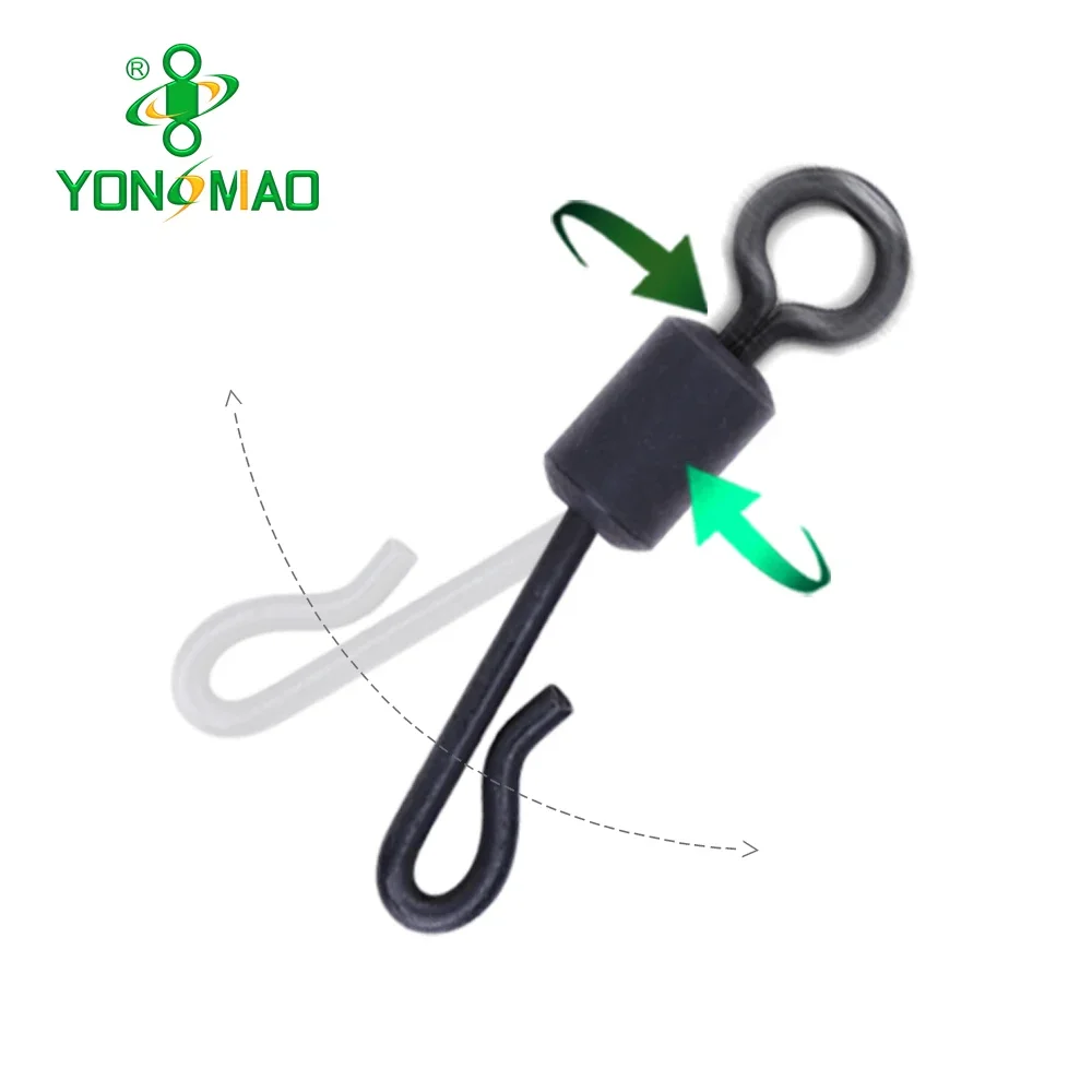 

YM Fishing gear Long body Q-shaped swing snap carp fishing swing snap