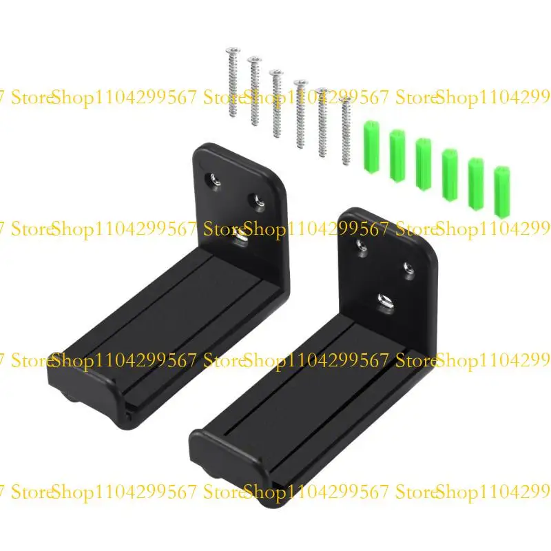 

CS1W Sound Bar Mount Wall Bracket Easy Installation Wall Display Shelf Holder Stand Universal Soundbar System Mounting Rack