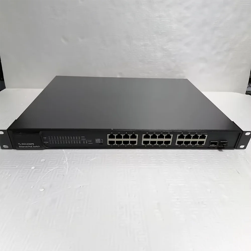 

TL-SG1226PE 24 Port Full Gigabit Ethernet POE Switch 100% Tested Fast Ship Perfect Work