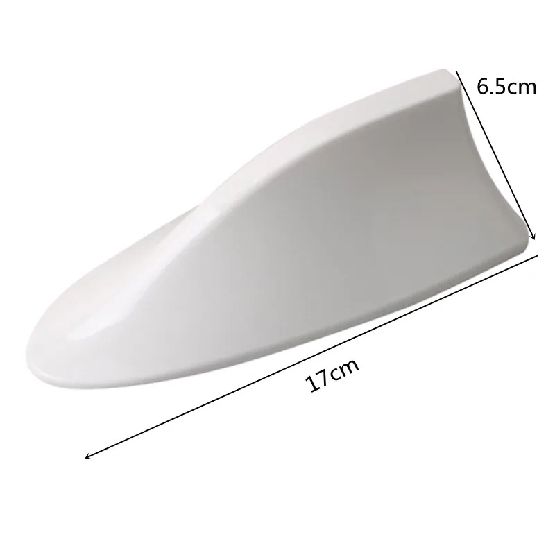 Universele Carbon Fiber Look Autodak Top Mount Haaienvin Antenne Antenne Toppers Autoradio AM FM Antenne Signaalversterker Antenne