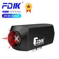 FDIK Air Diesel Heater 2KW 12V Parking Heater Car Heater Stove Heater Autonomous Heater for Car Bus Trailer