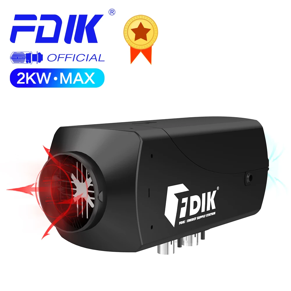 FDIK Air Diesel Heater 2KW 12V Parking Heater Car Heater Stove Heater Autonomous Heater for Car Bus Trailer