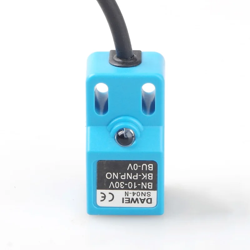 

5 шт. водонепроницаемый металлический датчик SN04-N квадратный индуктивный датчик приближения 24 В трехпроводной NPN нормально открытый