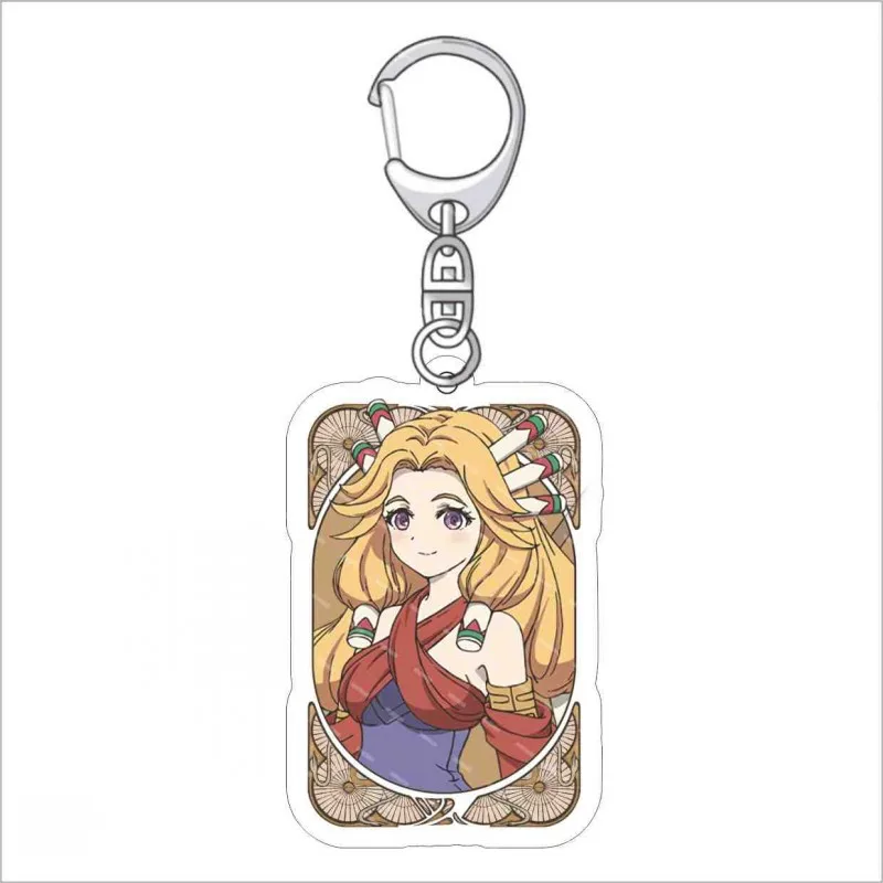 6cm cartoon secret of mana figure key chain toy Acrylic kids collection model