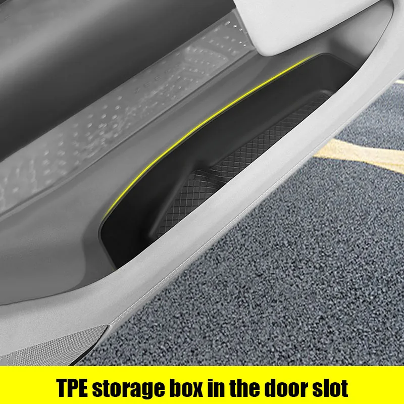 

ZEEKR 7X door panel, door slot, storage box, under door storage, scratch resistant, noise proof, easy to clean