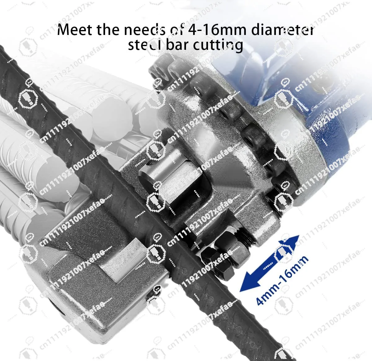 Portable Electro-hydraulic Rebar Cutting Tool RC-16 220V Single Phase Electric Handheld Rebar Cutting Machine