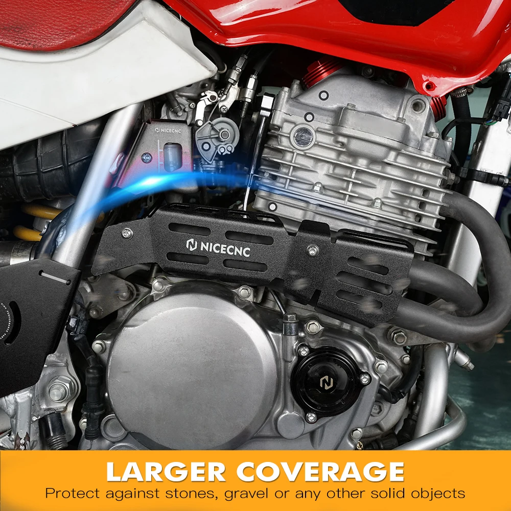 NICECNC Exhaust Pipe Heat Shield Cover Aluminum For Honda XR 650L 650 L XR650L 1993-2025 2024 2023 2022 Motorcycle Accessories