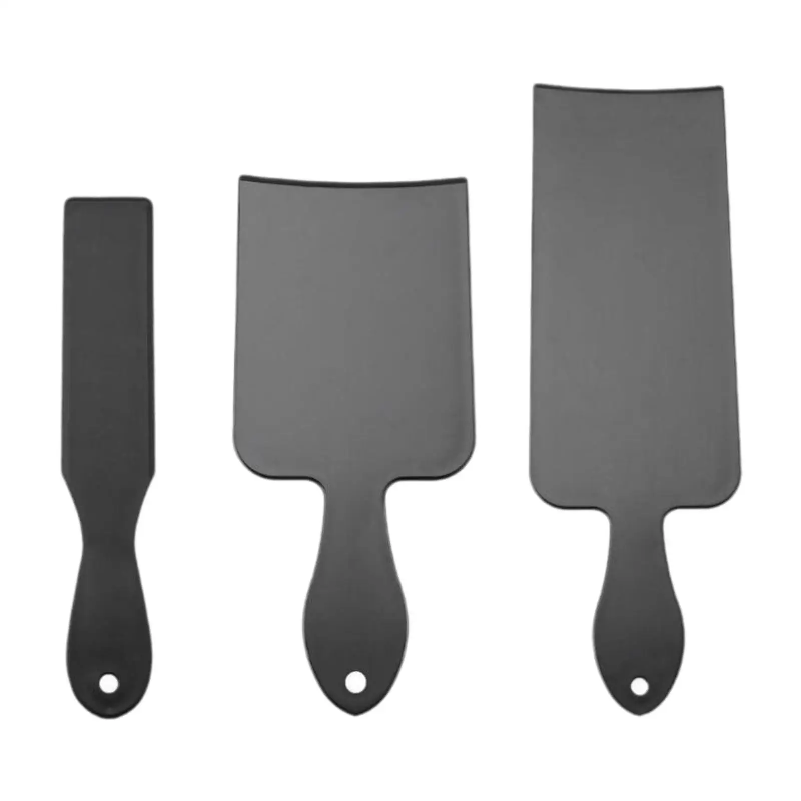 3Pcs Hair Highlighting Board Highlighting Paddle Professional Easy to Clean Hair Dyeing Board Hair Color Board for Styling