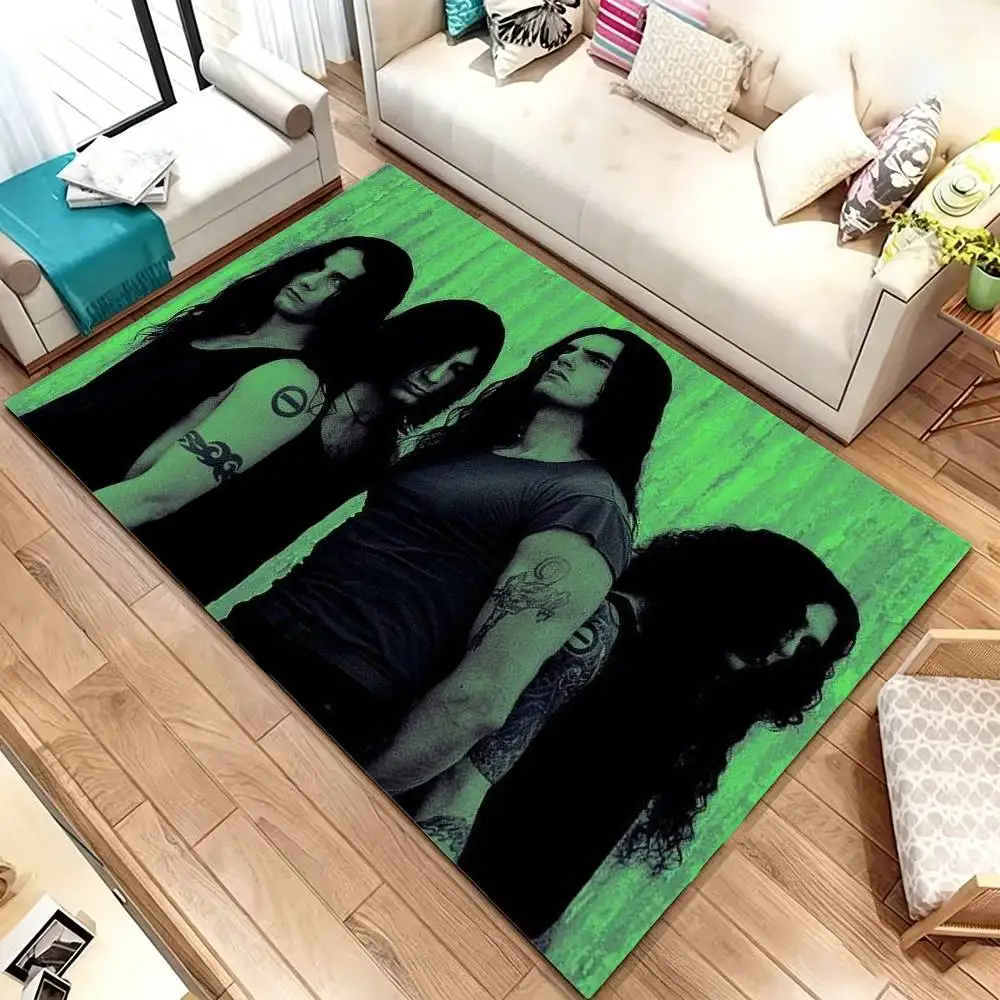 T-Type O Negative Floor Mat Bathroom Absorbent Mat Rugs Simple Door Dirt-resistant Mat Home Kitchen Mat