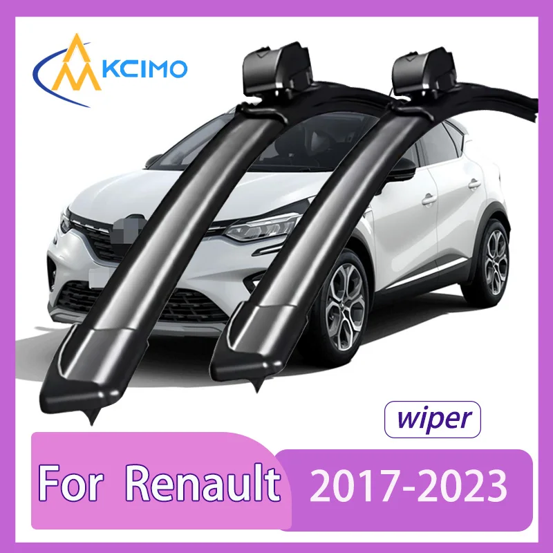 

2pcs Quiet Beam Wiper Blades For Renault Captur (Global Access) HA 2017-2023 Windshield Wipers Auto Accessories