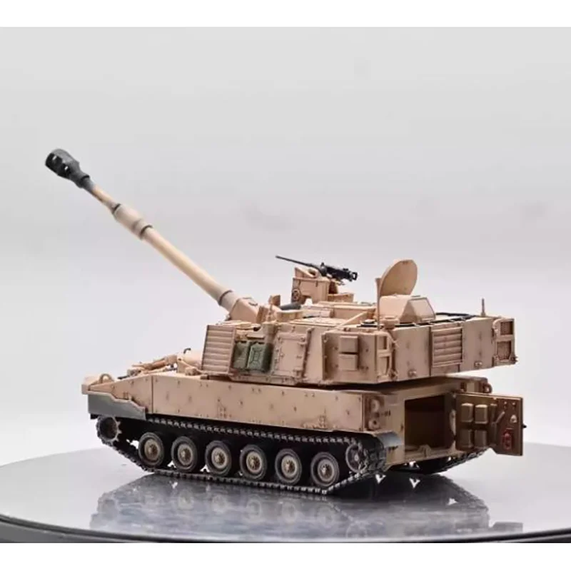 Diecast 1/72 Scale SANRONG Military Tank Model Toy S72025 M109A7 Plastic Tank Model Collection Display Decoration