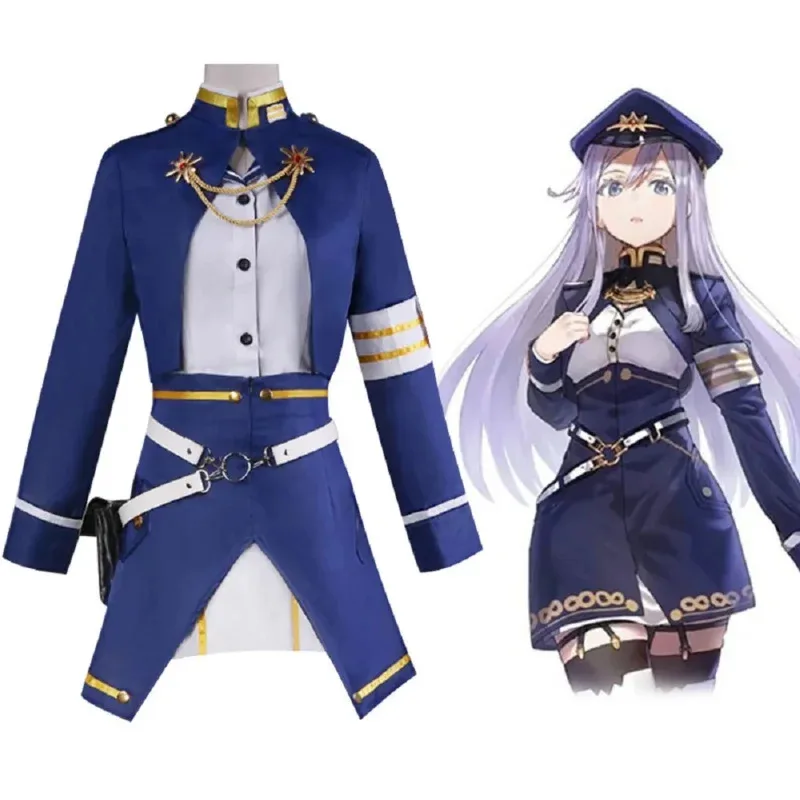 

Unisex Anime Cos 86 Eighty Six Vladilena Milize Cosplay Costumes Halloween Christmas Party Sets Uniform Suits CQ2441