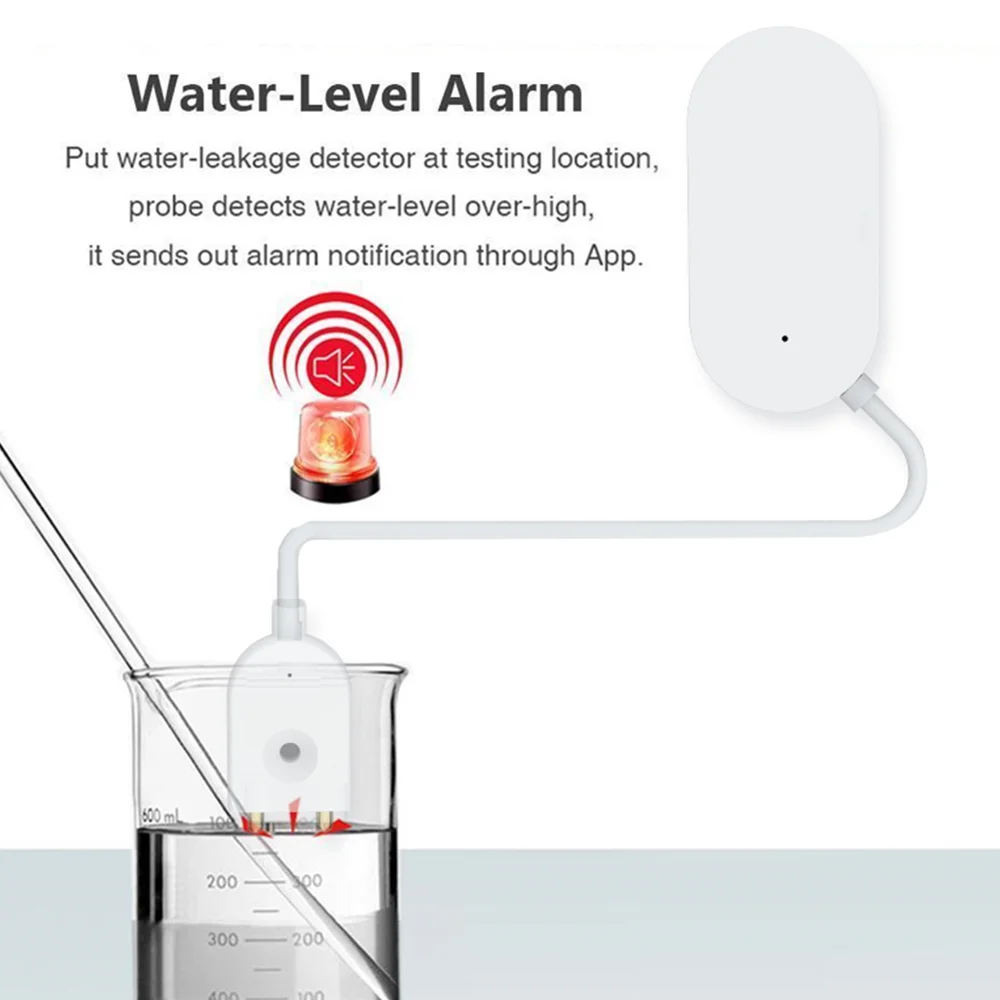 Tuya Zigbee Leak Sensor Water Leakage Detector Leakage Sensor Water Sensor Prevent Water Leakage For Smart Home var SmartLife