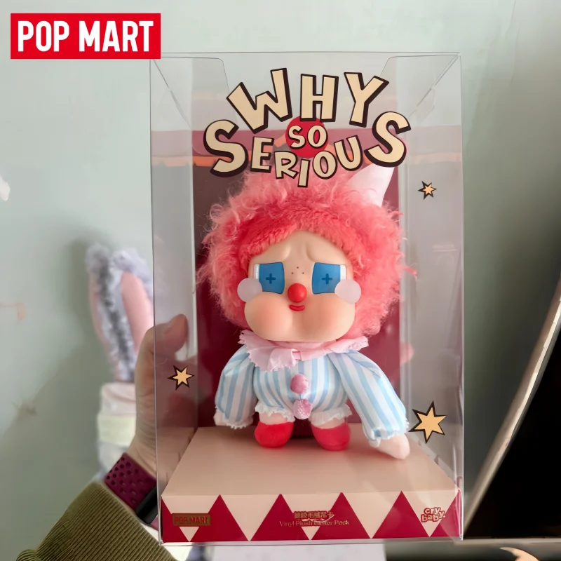 

In Stock POP MART CRYBABY Why So Serious Halloween Series Blind Box Keychain Clown Style Bag Charm Mystery Box Girl Gift Dolls