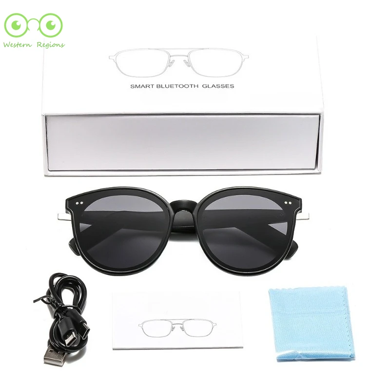 2025년 신형 스마트 블루투스 플랫 안경 남녀 공용 안경테 기술 아방가르드 음악 헤드폰 선글라스 남성용