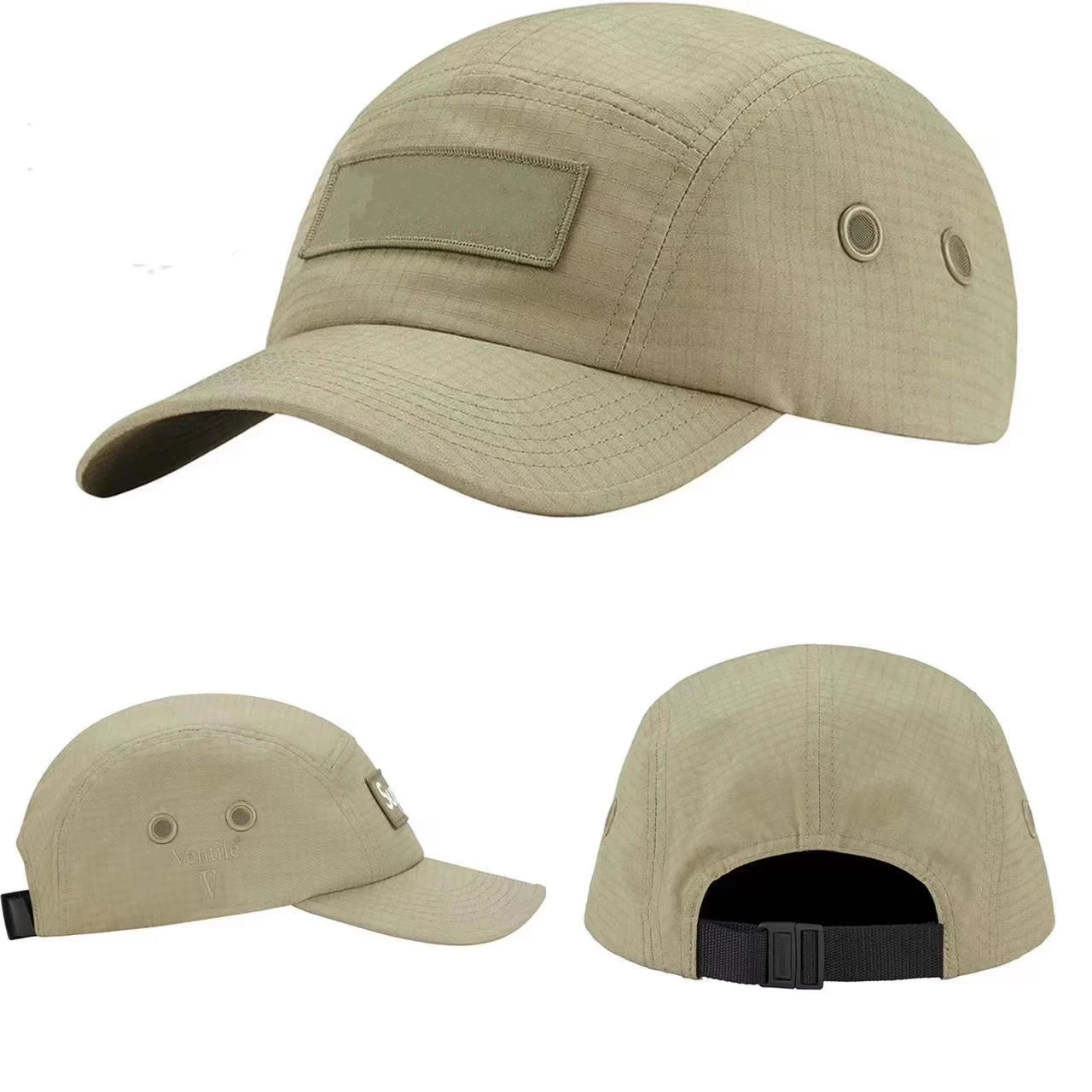 Fashionable Embroidered Waterproof Cotton Baseball Cap Adjustable Brim Hat Hip Hop Style All Seasons Unisex Curved Bill Hat