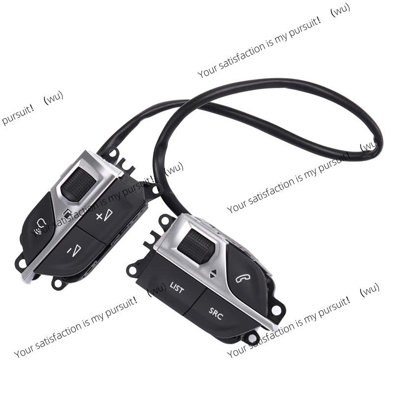 

ZOCI-Car Steering Wheel Multi-Function Switch Buttons For Peugeot 4008 5008 508L 2008