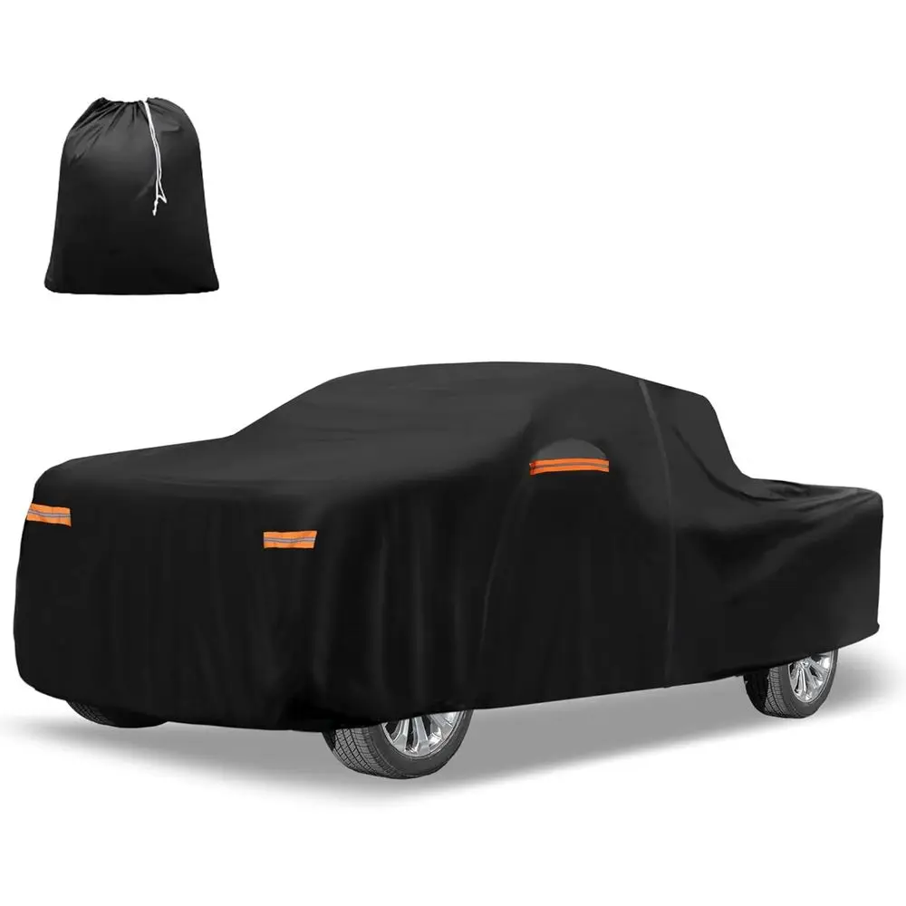 

All-Weather 210D-PU Outdoor Car Cover with Door Zipper for Water, Wind, and Sun Protection