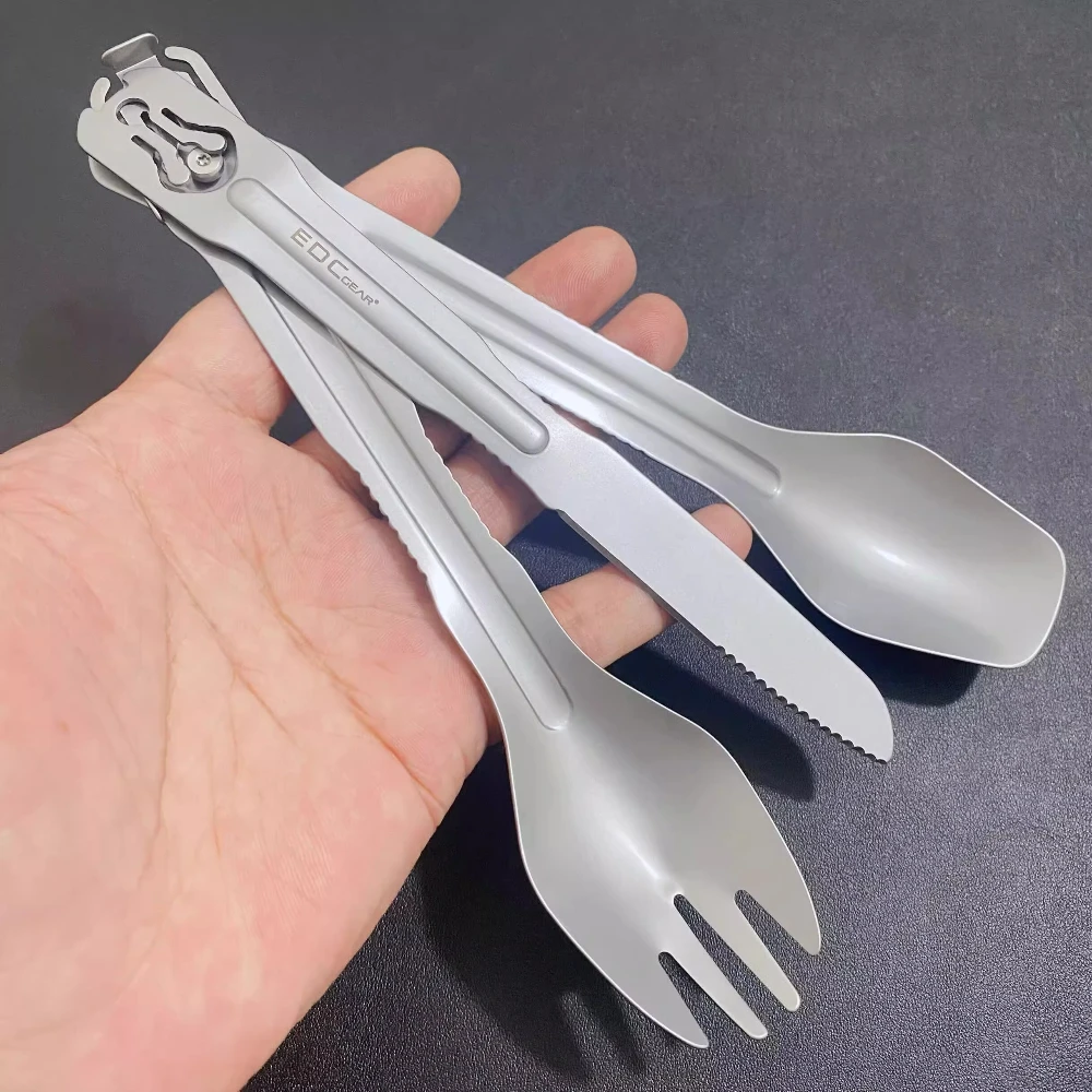 Stainless Steel Knife Fork and Spoon Set Household Tableware Outdoor Camping Portable Salad Fork and Spoon Western Cuisine Knife