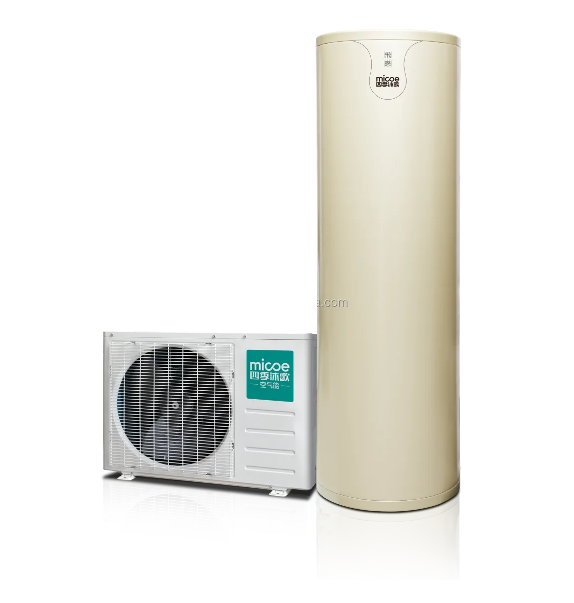 Smart Factory Electric Heat Pump Water Heaters R410a Air to Water Outlet Water Temperature up to 60℃