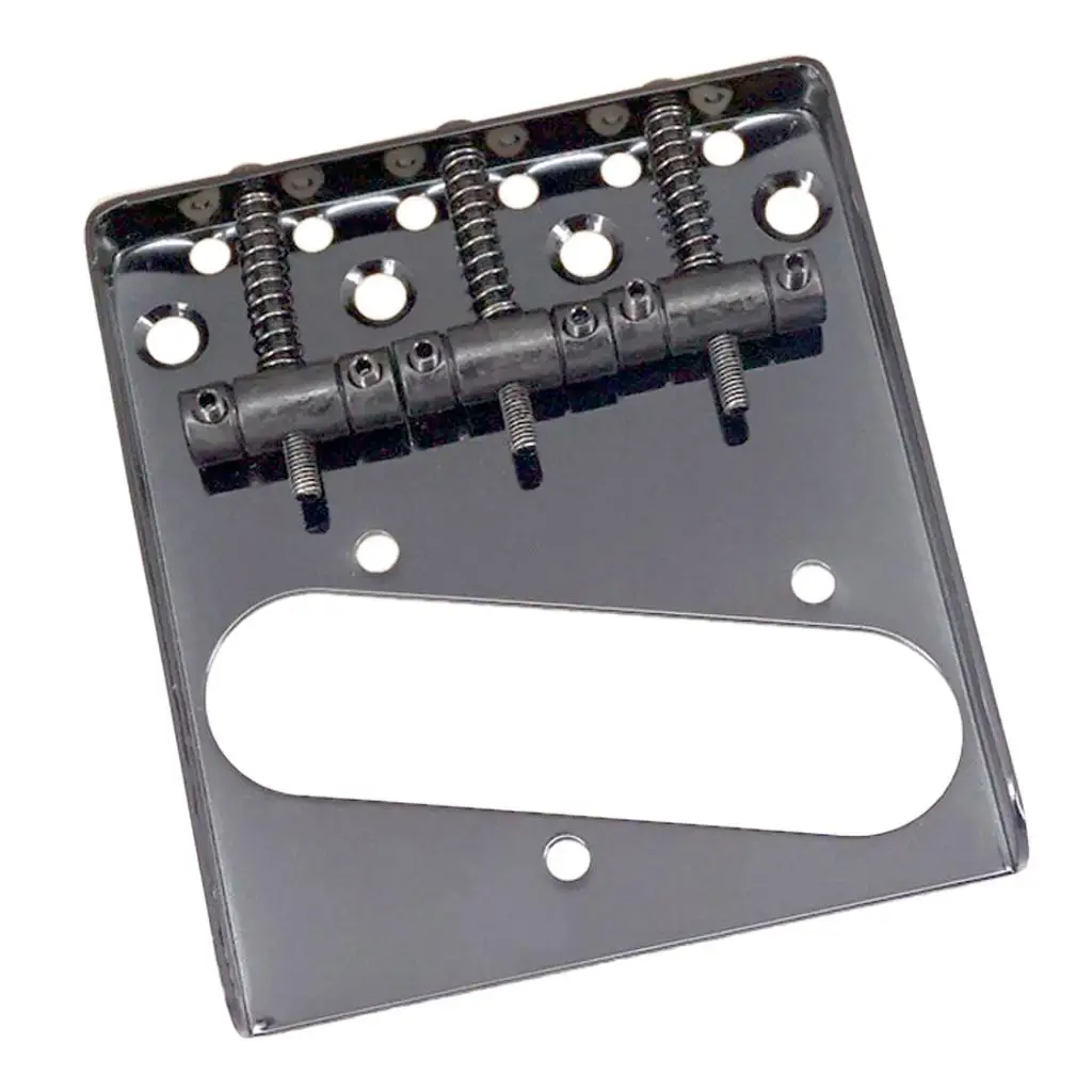 Puente de 3 monturas de metal con orificio para pastilla de bobina única para piezas de guitarra TL