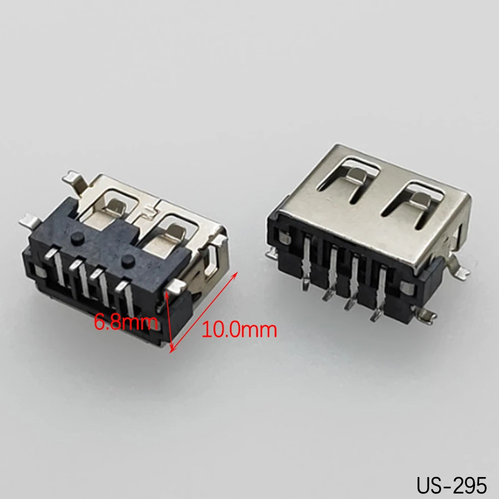 5PCS USB 2,0 Weibliche USB Buchse Stecker 4P USB 2,0 4 Pin Weibliche USB 2,0 Transfers Jack für Laptop Notebook Computer USB Typ A/B – Detail 4