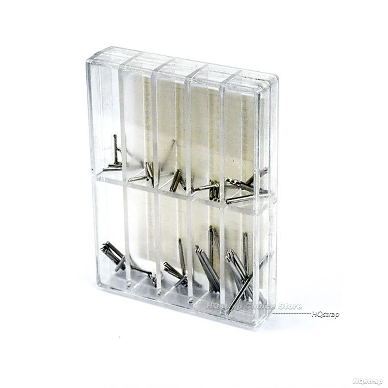 Tornillos para correas de reloj, tornillos para correa, tornillos para reloj de 10 tamaรฑos, varilla de tornillo de rosca totalmente de acero para