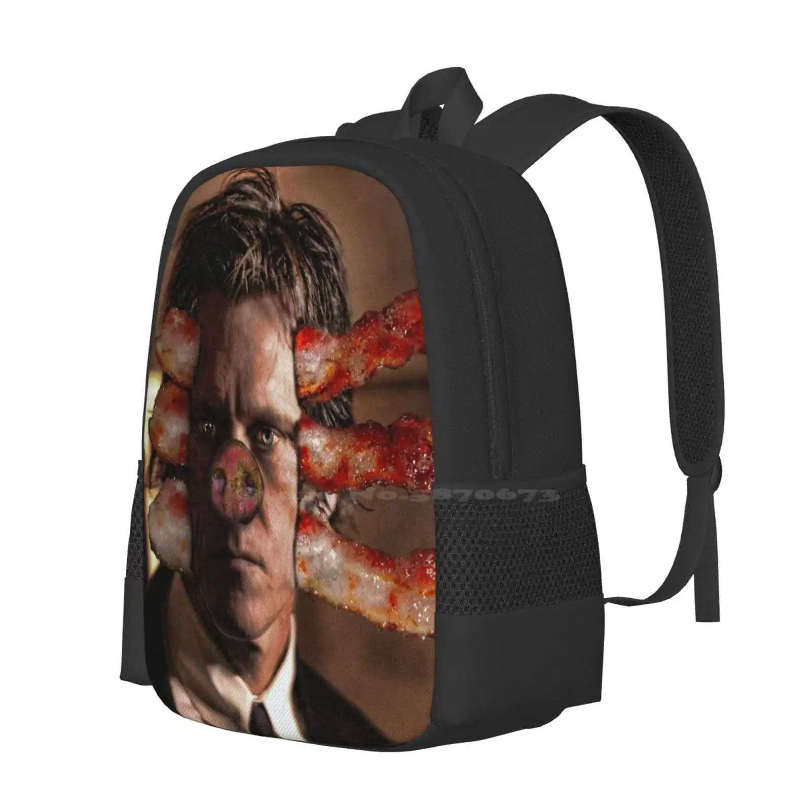 Kevin Bacon Bacon Monster Bag Backpack For Men Women Girls Teenage